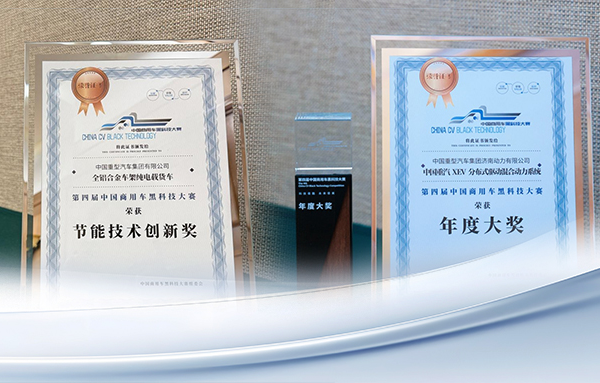 硬核實力再獲認證！中國重汽斬獲商用車黑科技大賽最高殊榮
